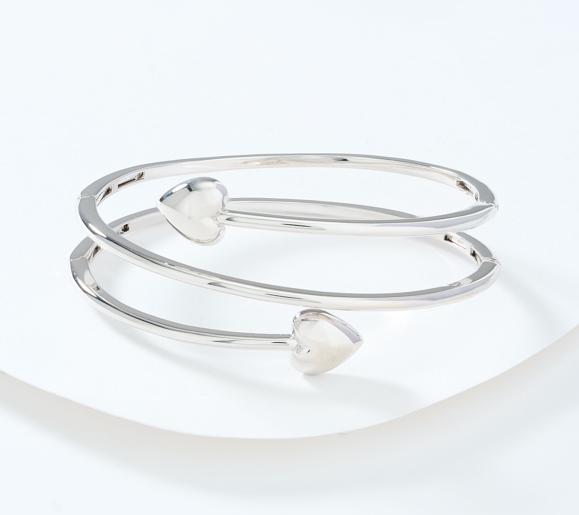 David Markstein Bronze Nuovo Multi-Hinge Heart Bangle