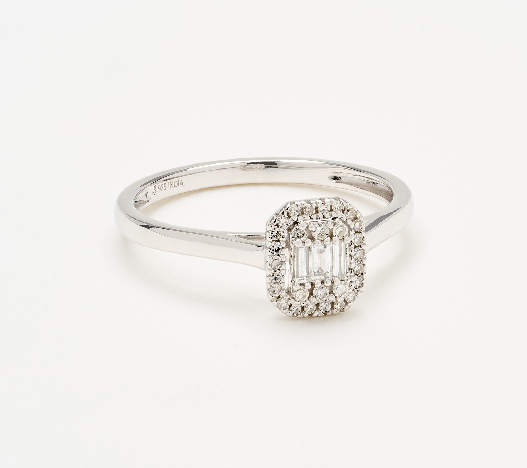 Affinity Diamonds 0.15 cttw Choice of Shape Ring, White