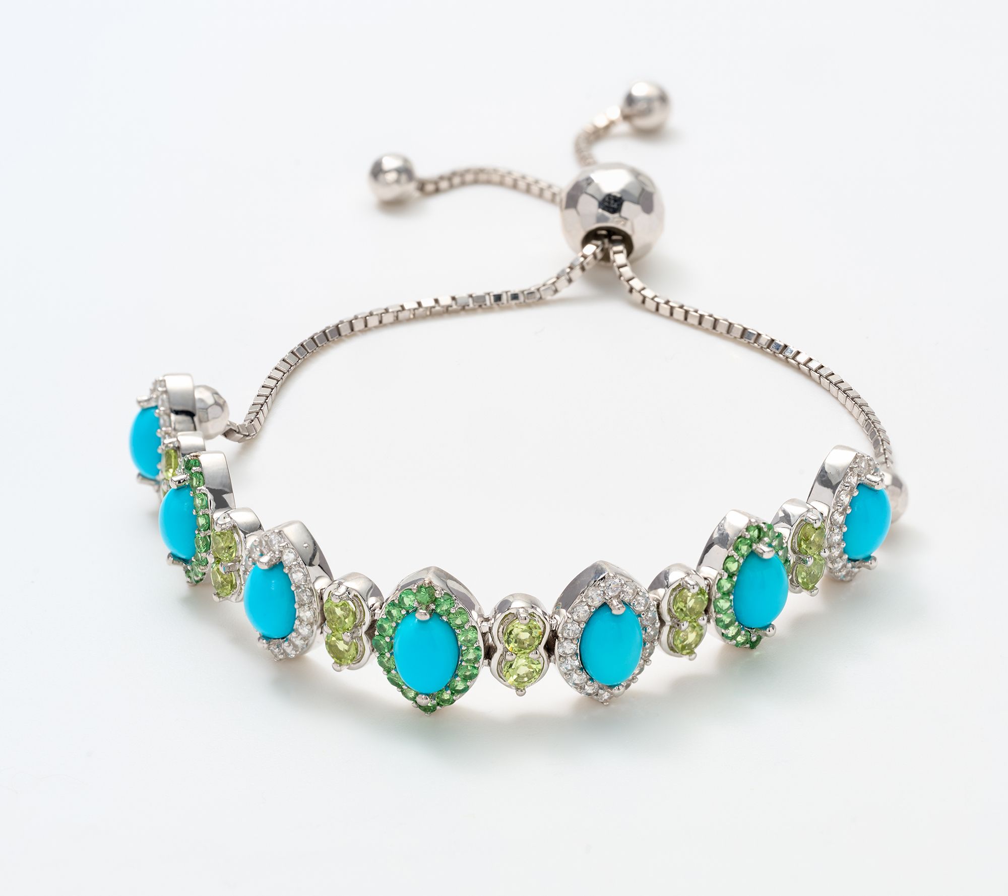 Affinity Gems Sleeping Beauty Silver Bracelet