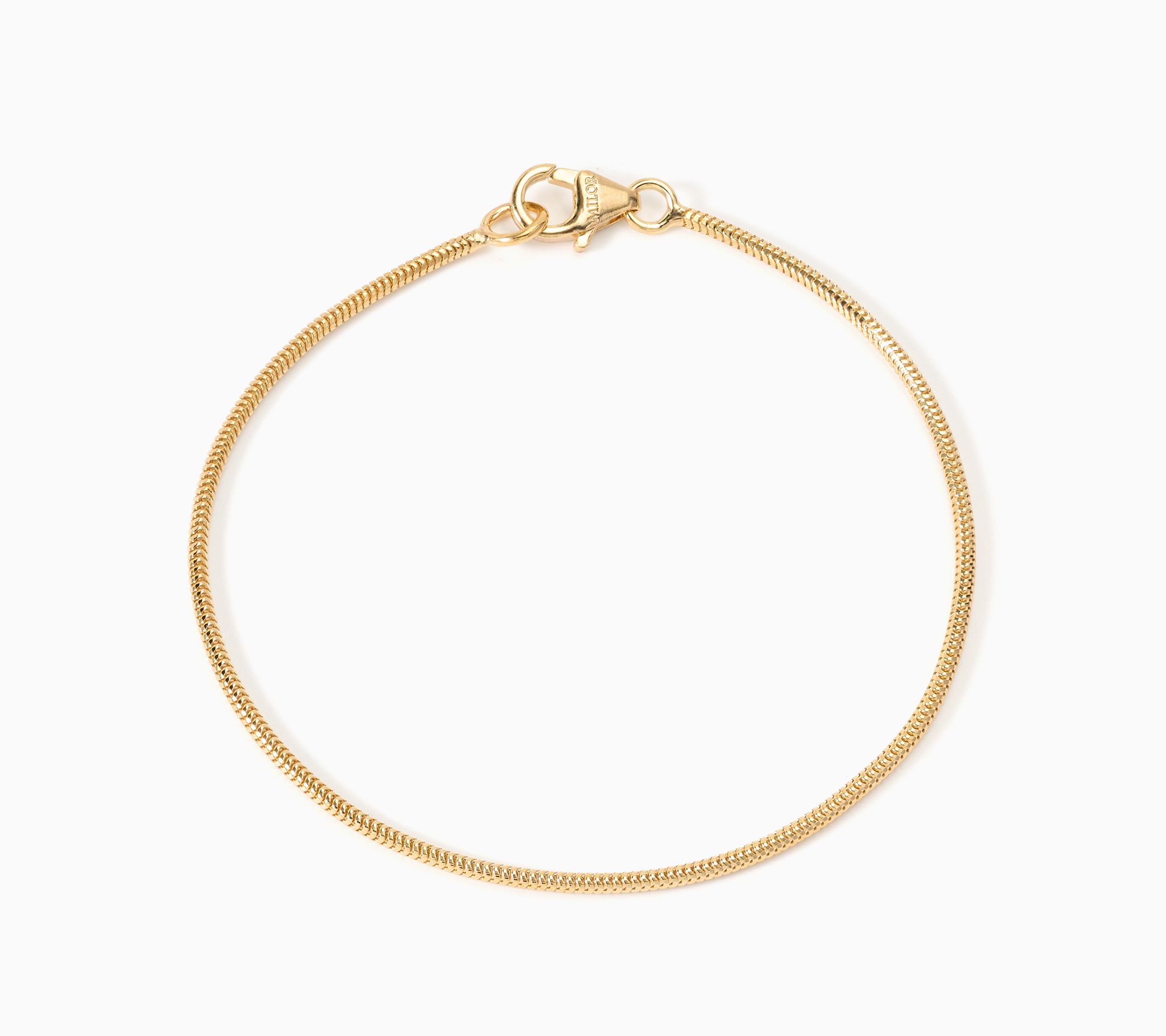David Markstein Bronze Snake Chain Bracelet