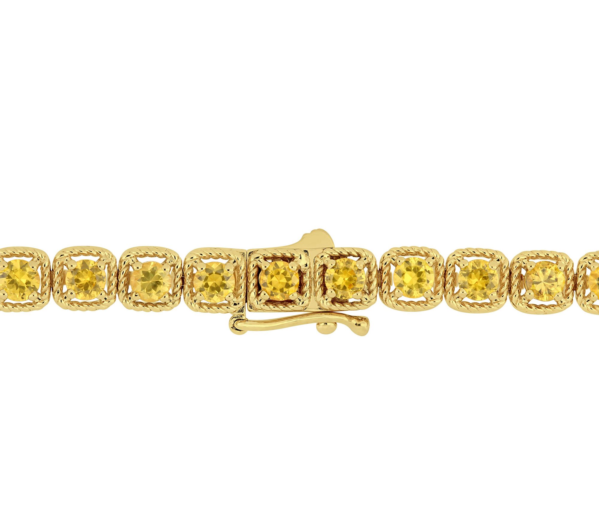 Bellini 14K 3.50 cttw Yellow Sapphire Tennis Bracelet