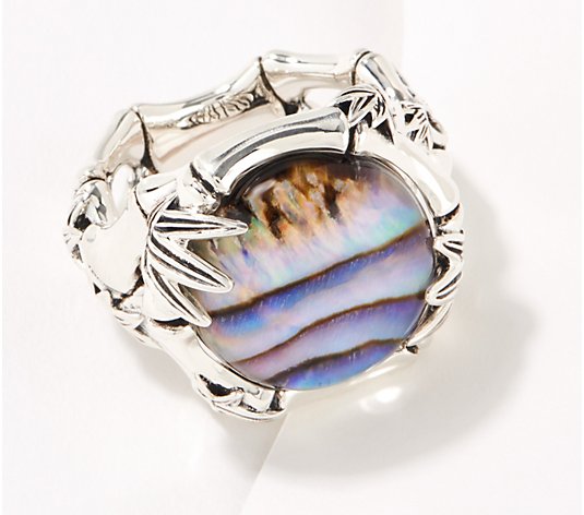 JAI Sterling Silver Take Collection Gemstone Ring - QVC.com