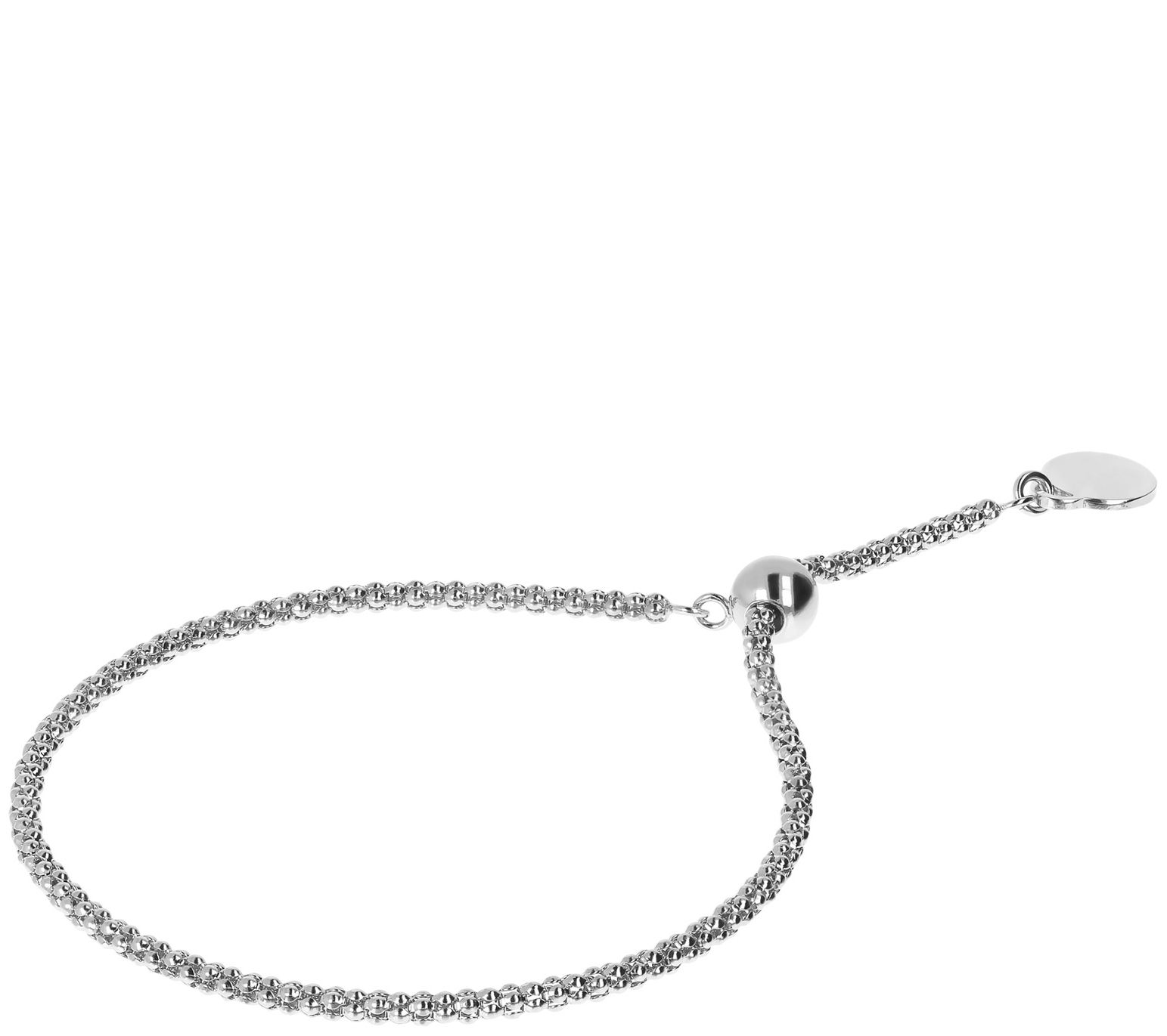 Bronzo Italia Adjustable Popcorn Bracelet