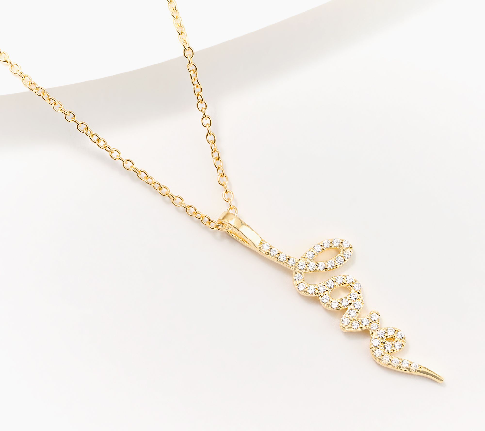 J.HOFFMAN'S Tiny Love Thin Chain Necklace