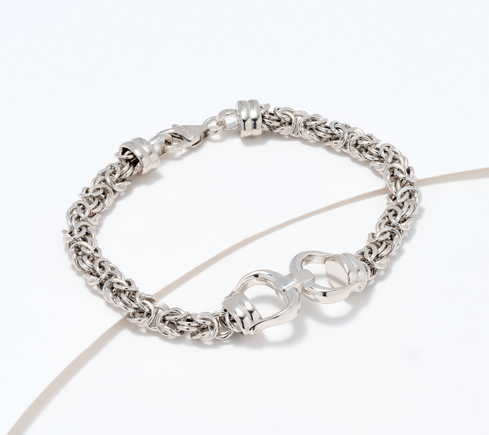 "As Is" David Markstein Sterling Silver Byzantine Bracelet