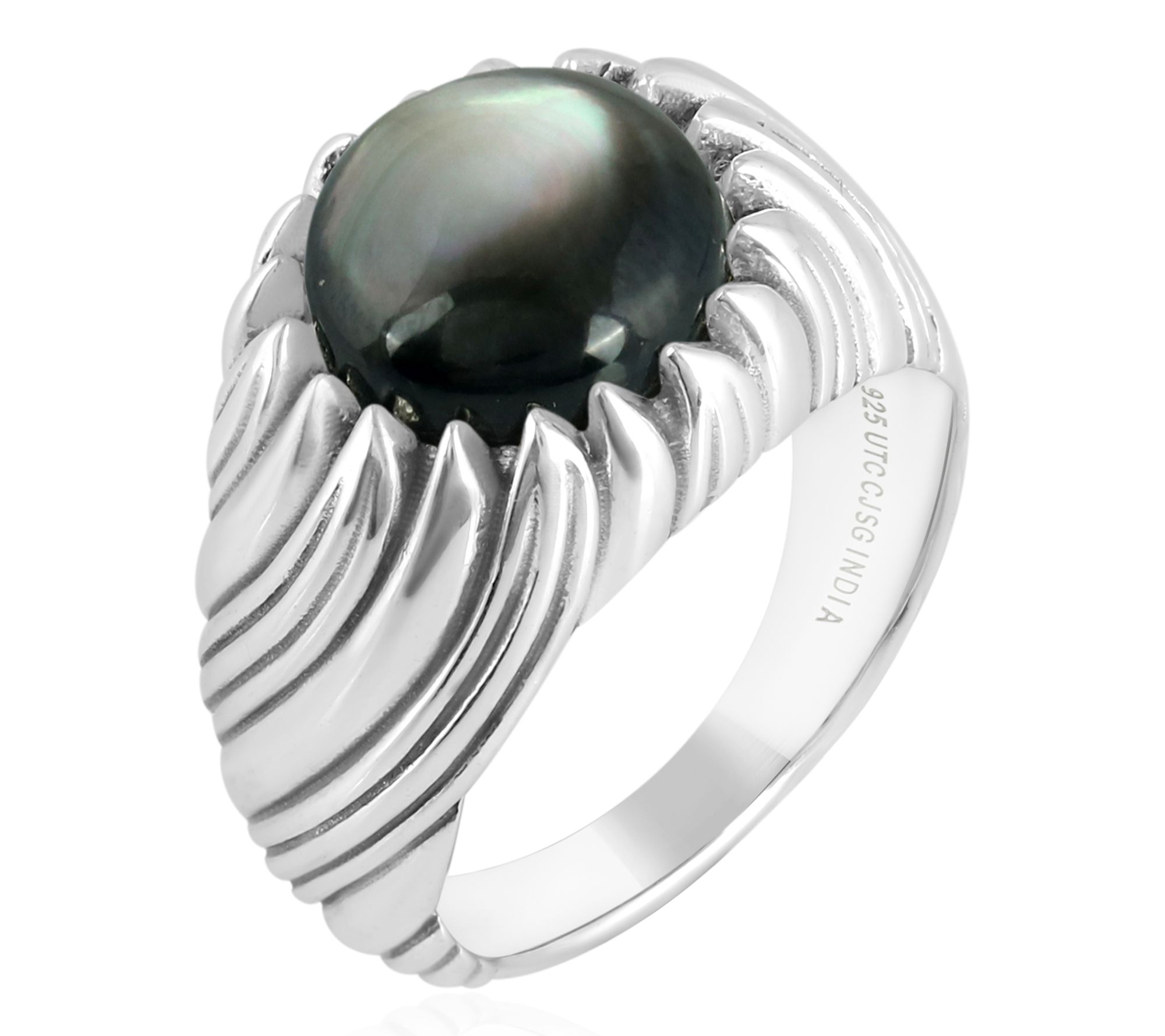 Christian James by Scott Grimes Sterling Mother of Pearl Ring