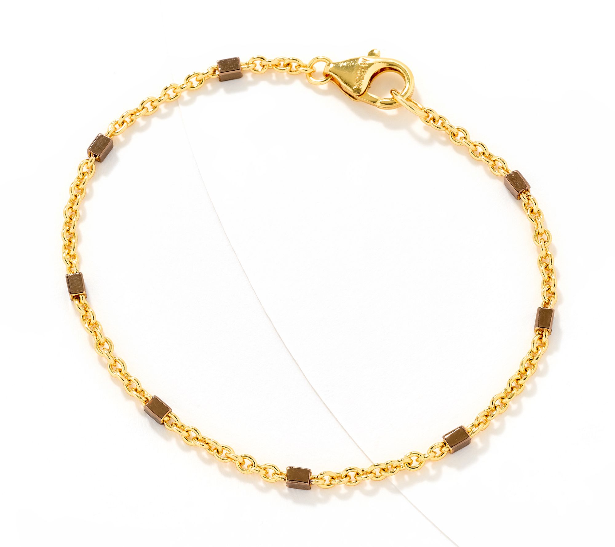 David Markstein Bronze Premiere Luxe Cube Station Bracelet