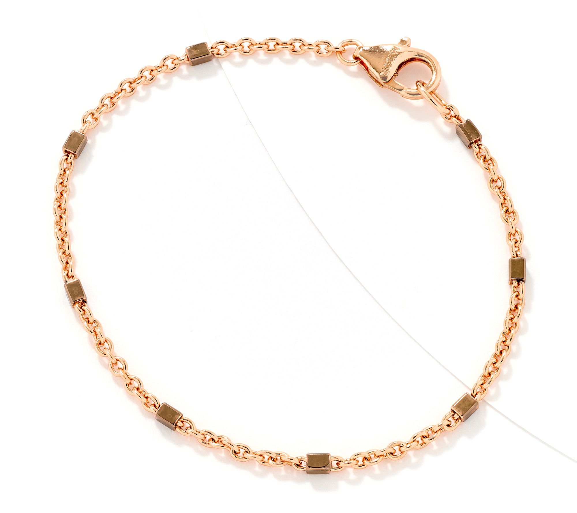 David Markstein Bronze Premiere Luxe Cube Station Bracelet