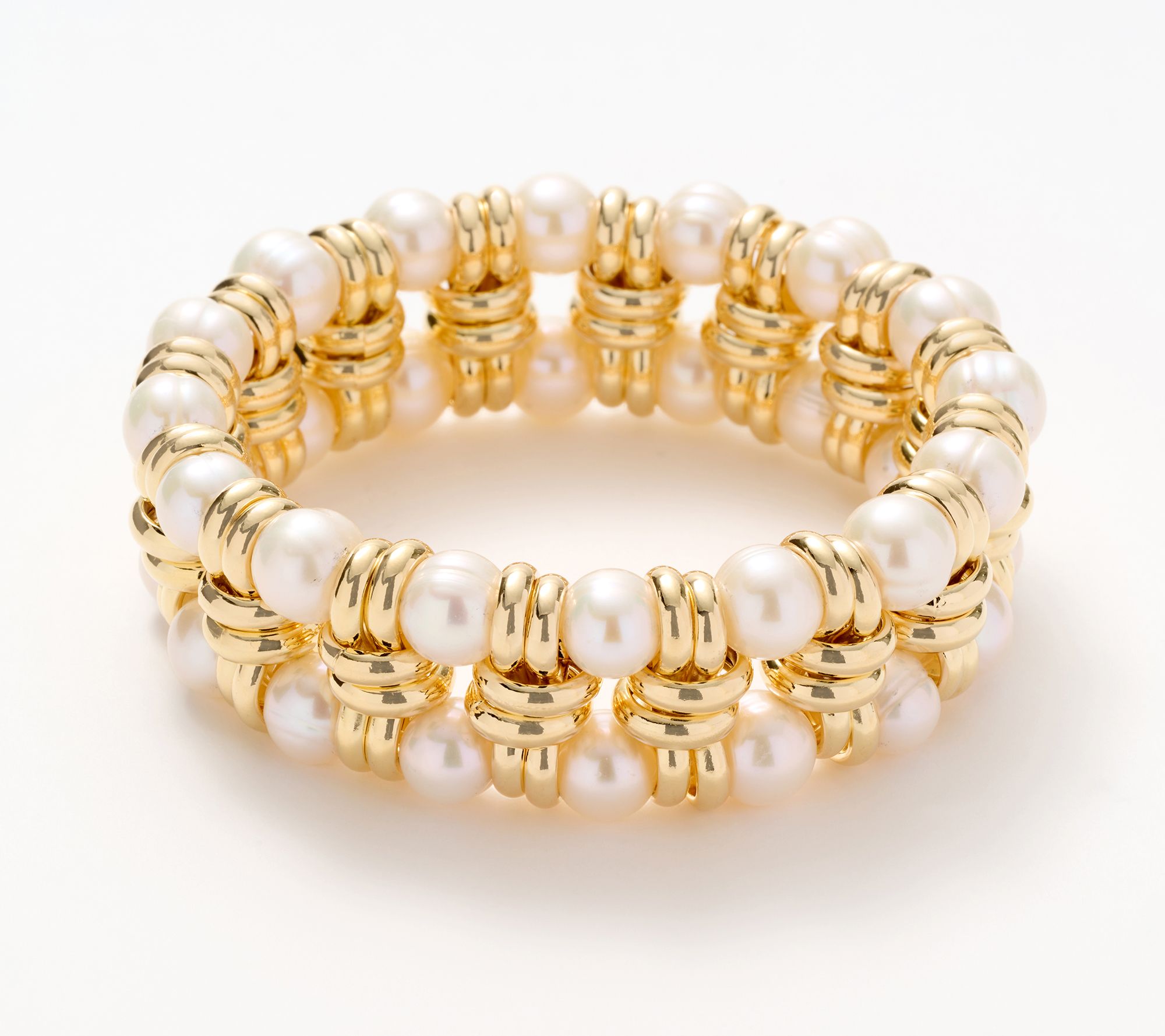 Honora Bronze Cultured Pearl Stretch Bracelet
