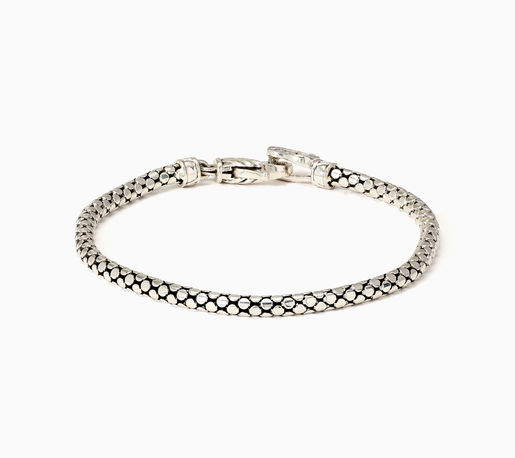 Christian James by Scott Grimes Sterling Silver Flexible Disc Bracelet