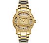 JBW 10 YR Anniversary Women's Diamond Gold-Plad Watch
