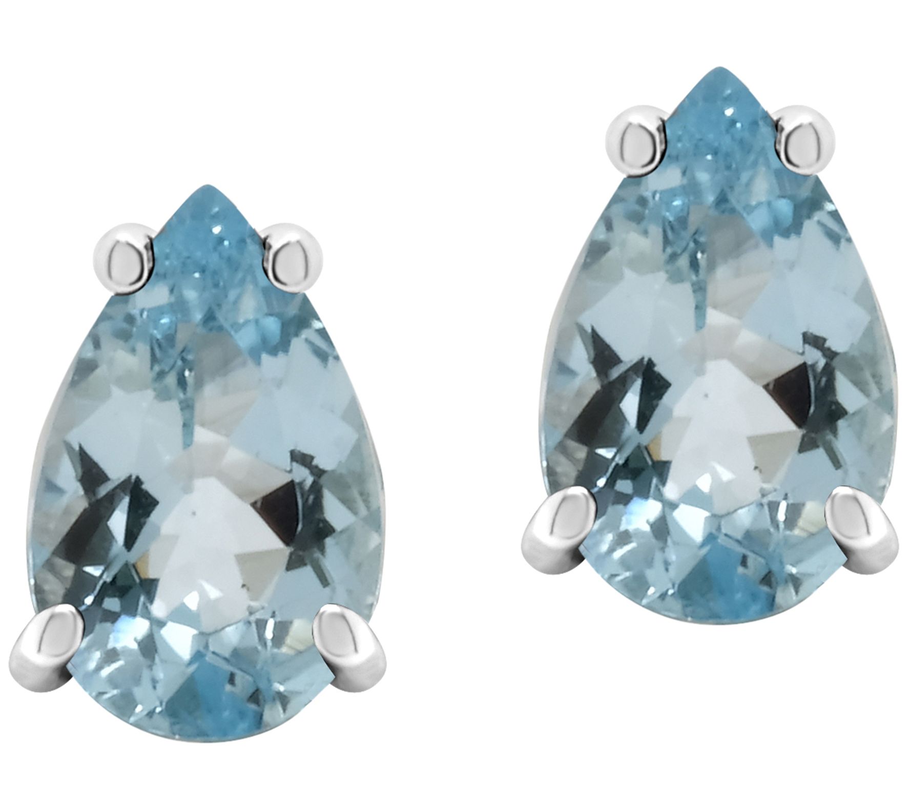 Qvc aquamarine clearance earrings