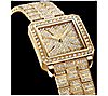 JBW Women's Cristal 1/8 cttw Diamond 18K Gold-Plated Watch, 3 of 4