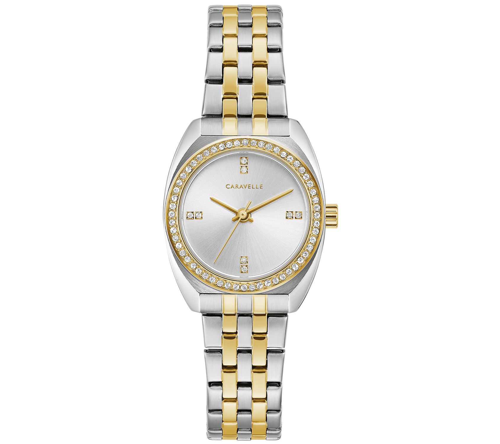 Caravelle by Bulova Women's Two-Tone Stainles sCrystal Watch - QVC.com