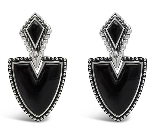 Tiffany Kay Studio Sterling Silver Onyx Drop Earrings