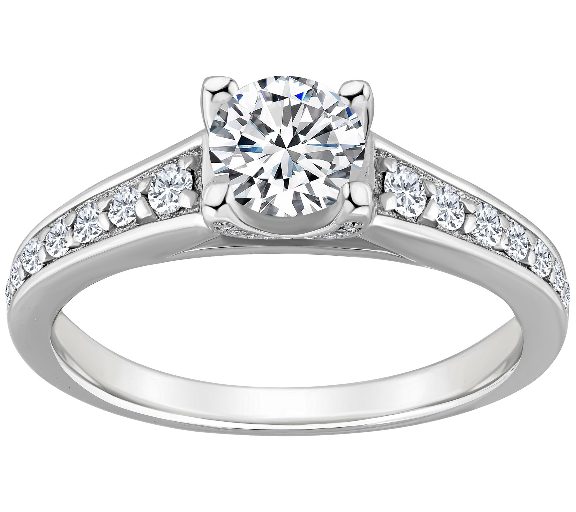 Affinity 1.05 cttw Diamond Engagement Rin g, 14K Gold