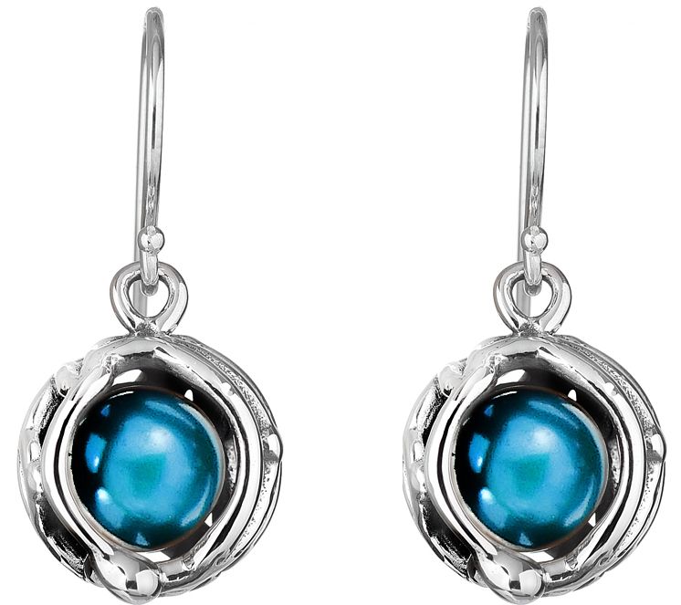 Hagit Sterling Cultured Freshwater Pearl Earrings