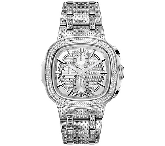 JBW Men's Heist Platinum Series 2.75 cttw Diamond Watch