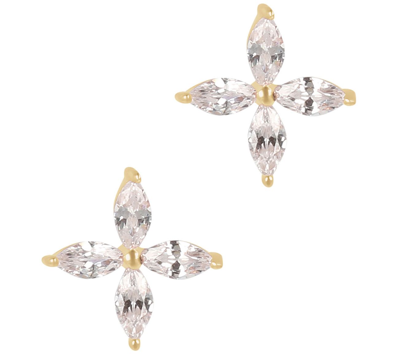 Diamonique 0.75 cttw Stud Earrings, Sterling Si lver