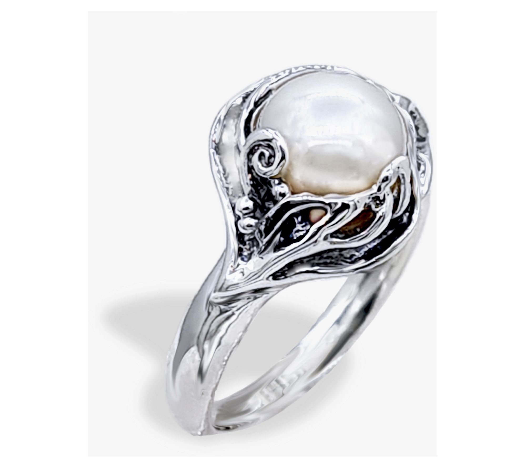 Hagit Sterling Silver "Mermaid" Cultured Pearling