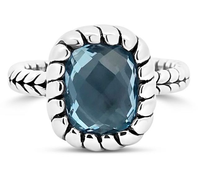 Tiffany Kay Studio Sterling Silver Sky Blue Topaz Ring