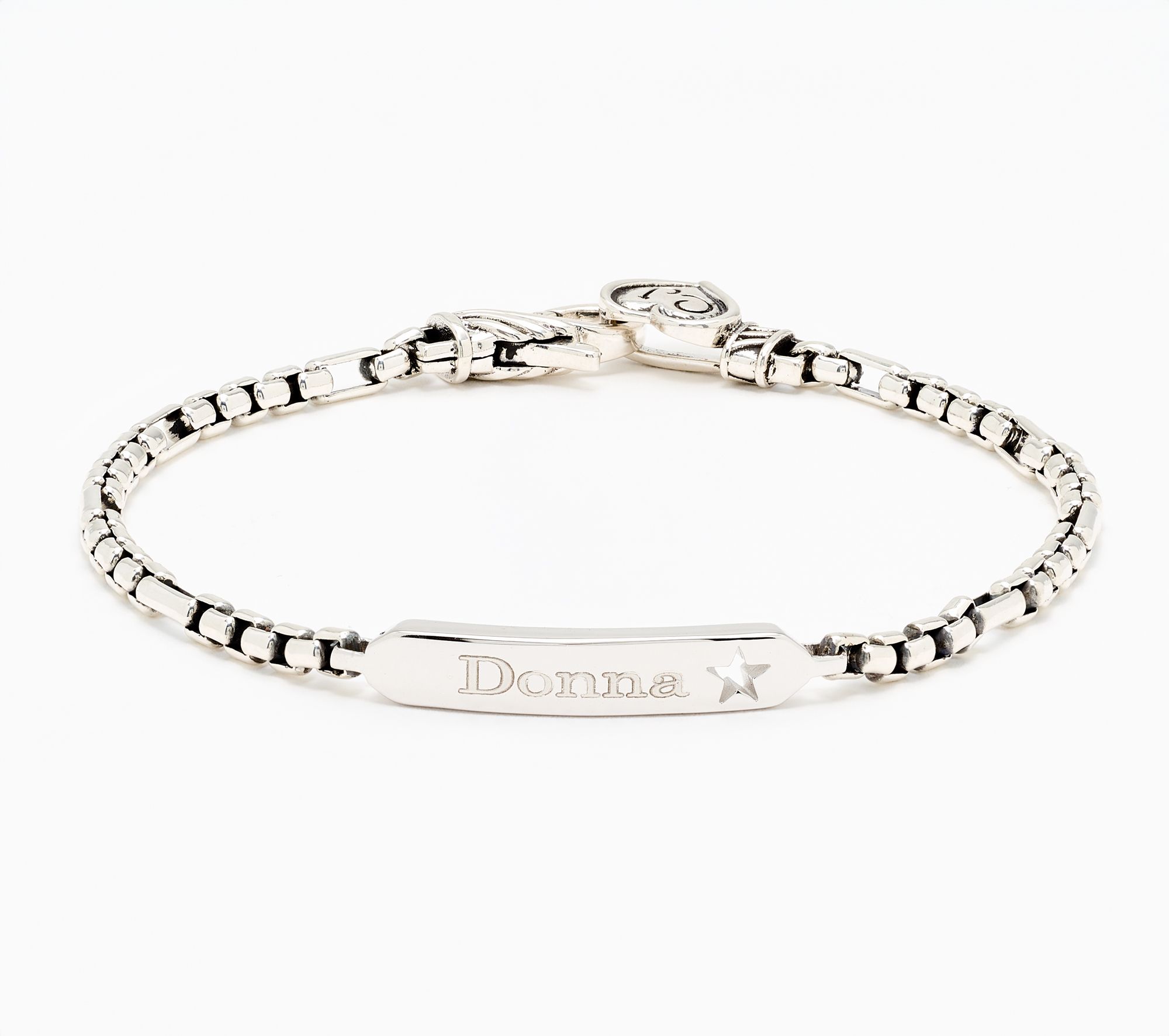 Christian James by Scott Grimes Personalized ID Bracelet, Sterl 9.0-10.65g