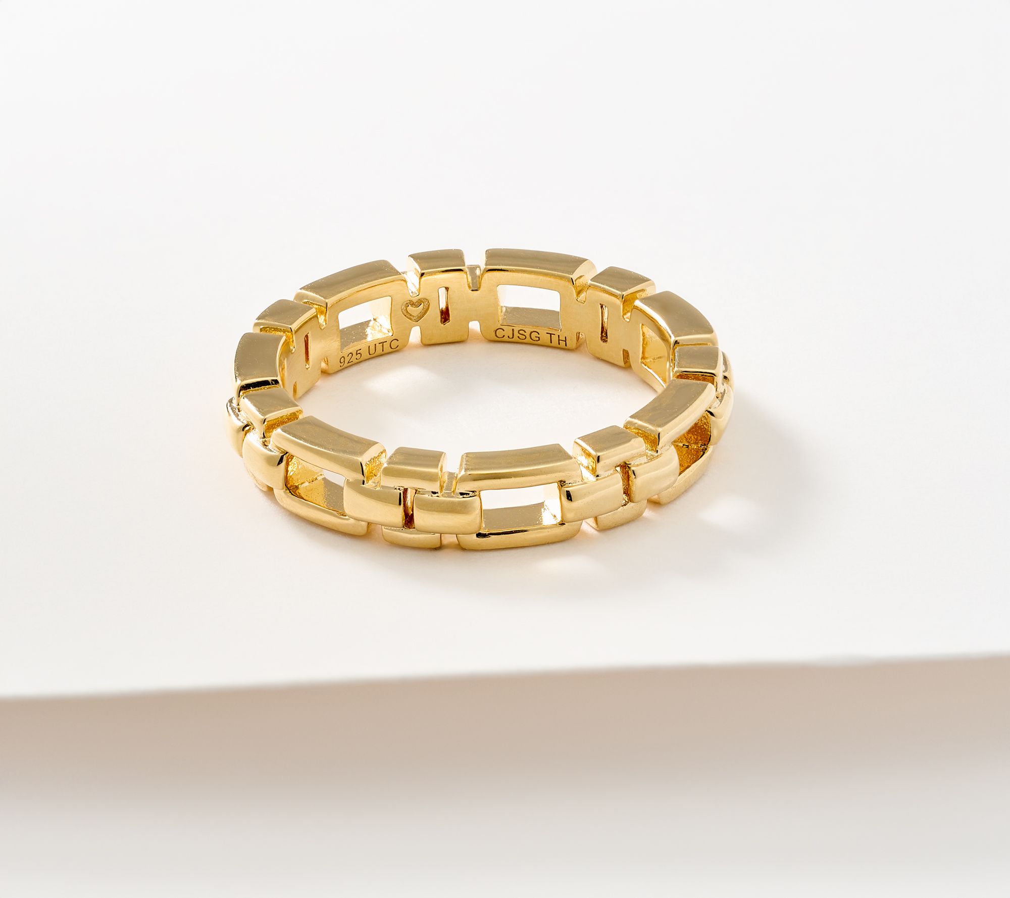 Christian James by Scott Grimes 14K Gold Clad Luciano Band Ring