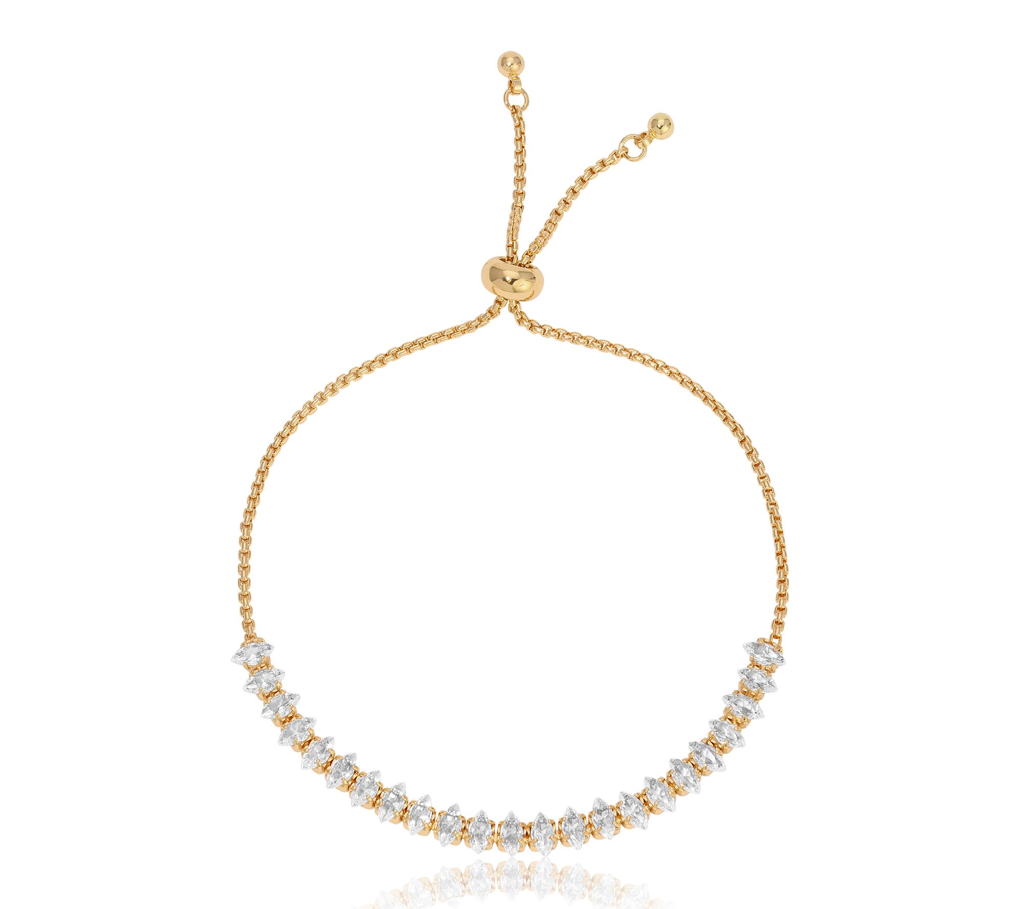Ettika Radiant Cut Adjustable Bracelet