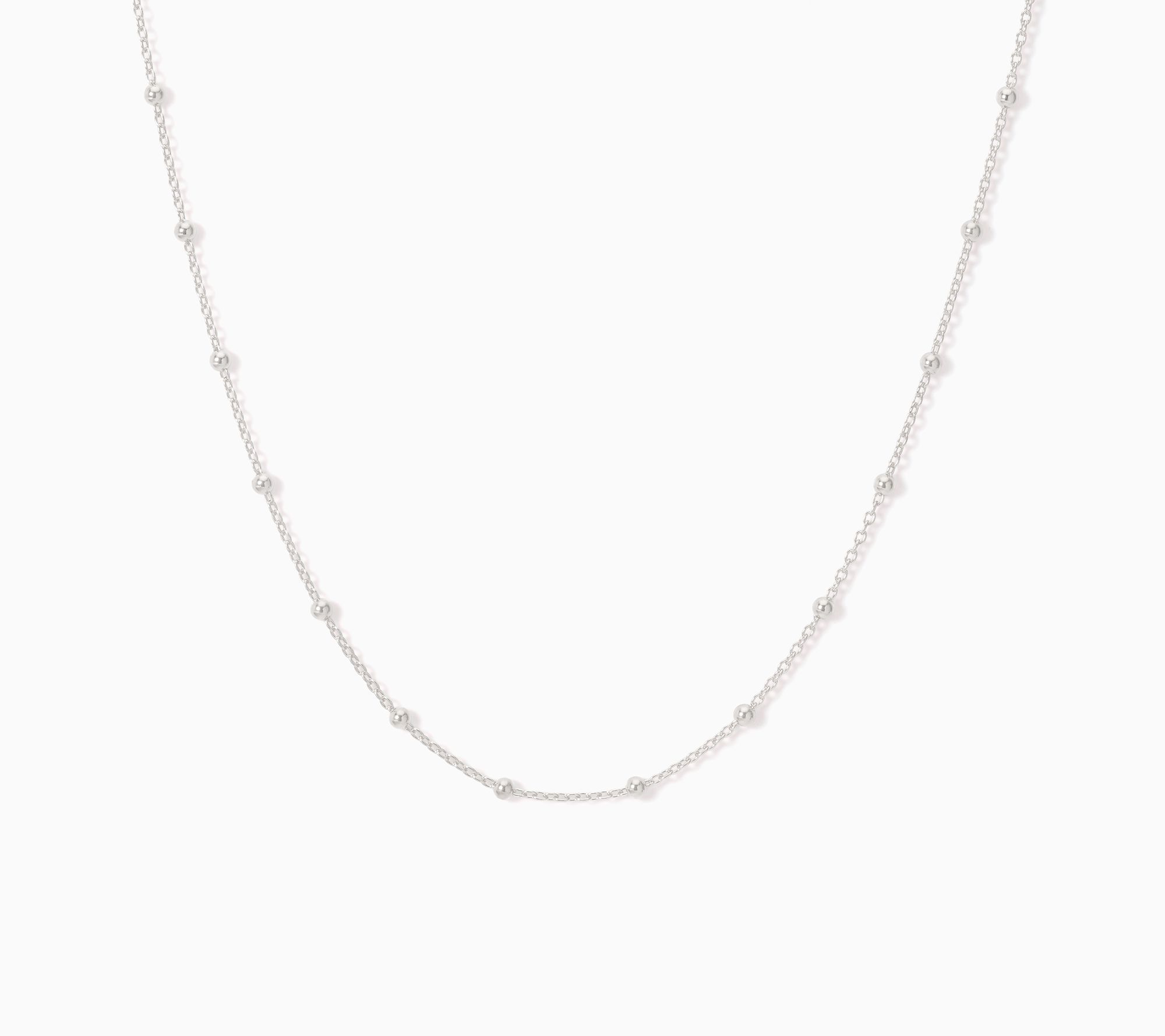 David Markstein Bronze Bead Station Chain Necklace, 18"+2"
