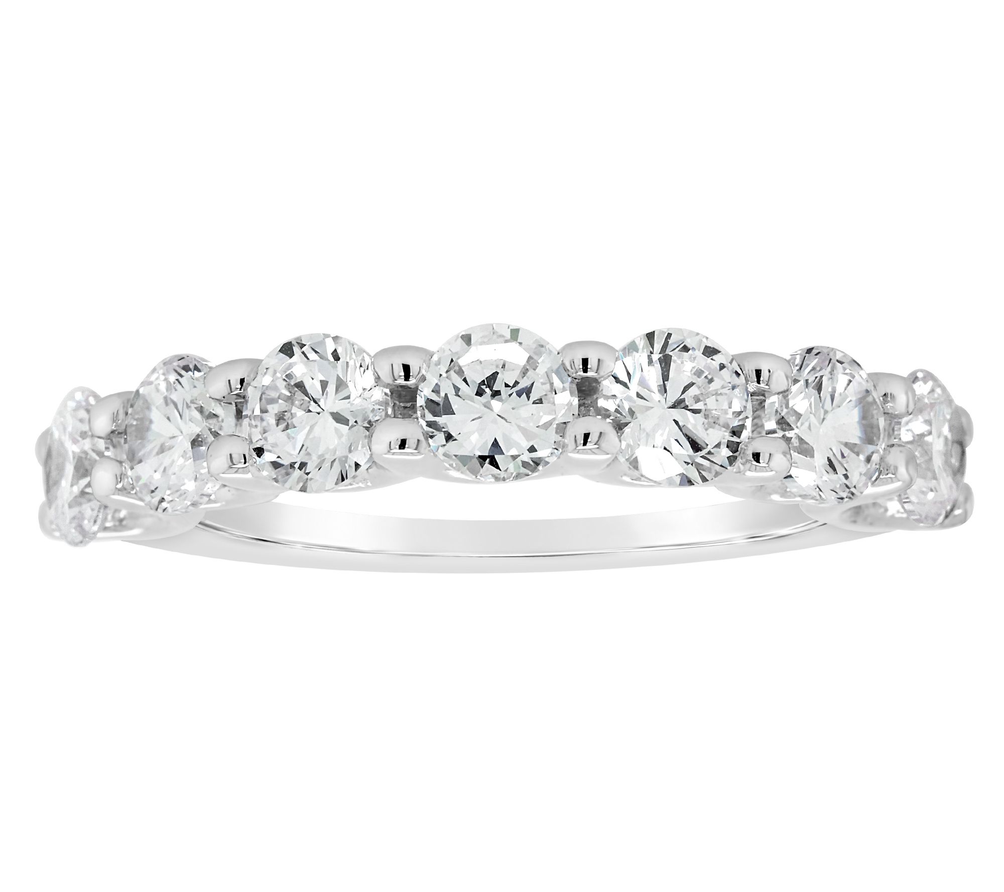Affinity 14K Gold 2.05 cttw 7-Stone Diamond Ring