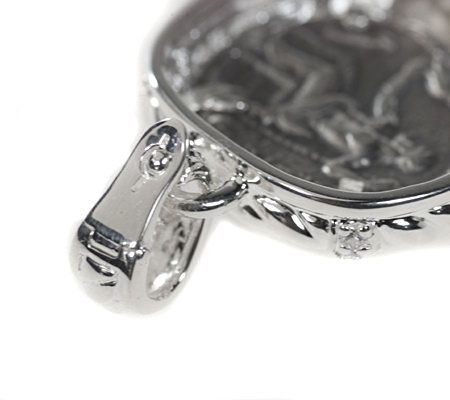 Judith Ripka Sterling and Diamonique Coin Enhancer - QVC.com