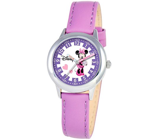 Disney Minnie Mouse Girls' Stainless Steel Watch