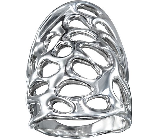 Hagit Sterling Silver Openwork Ring