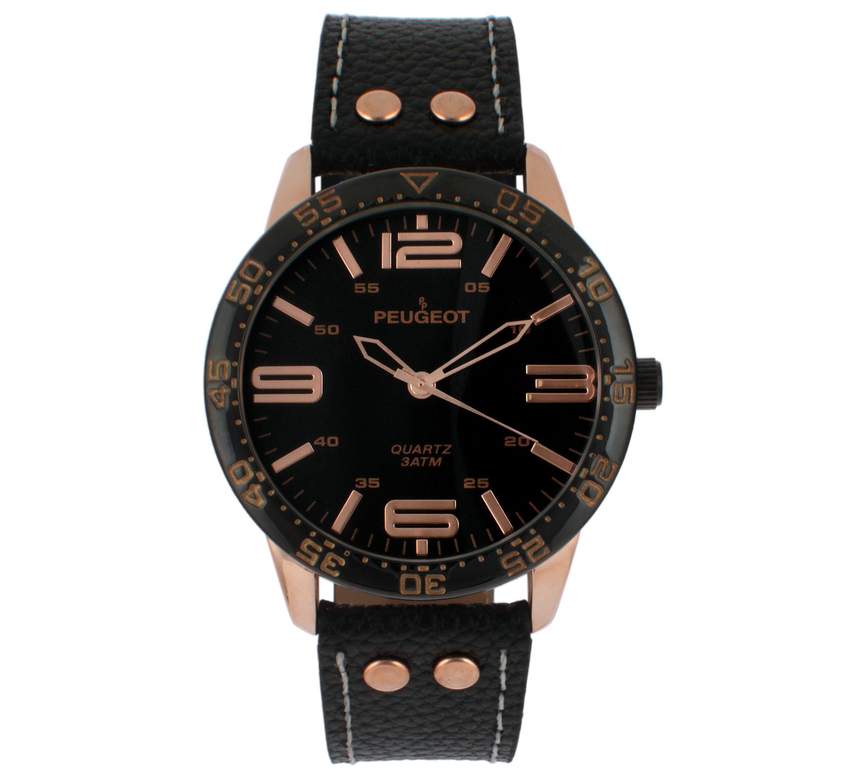 Peugeot Men's Stainless Aviator Sport Watch