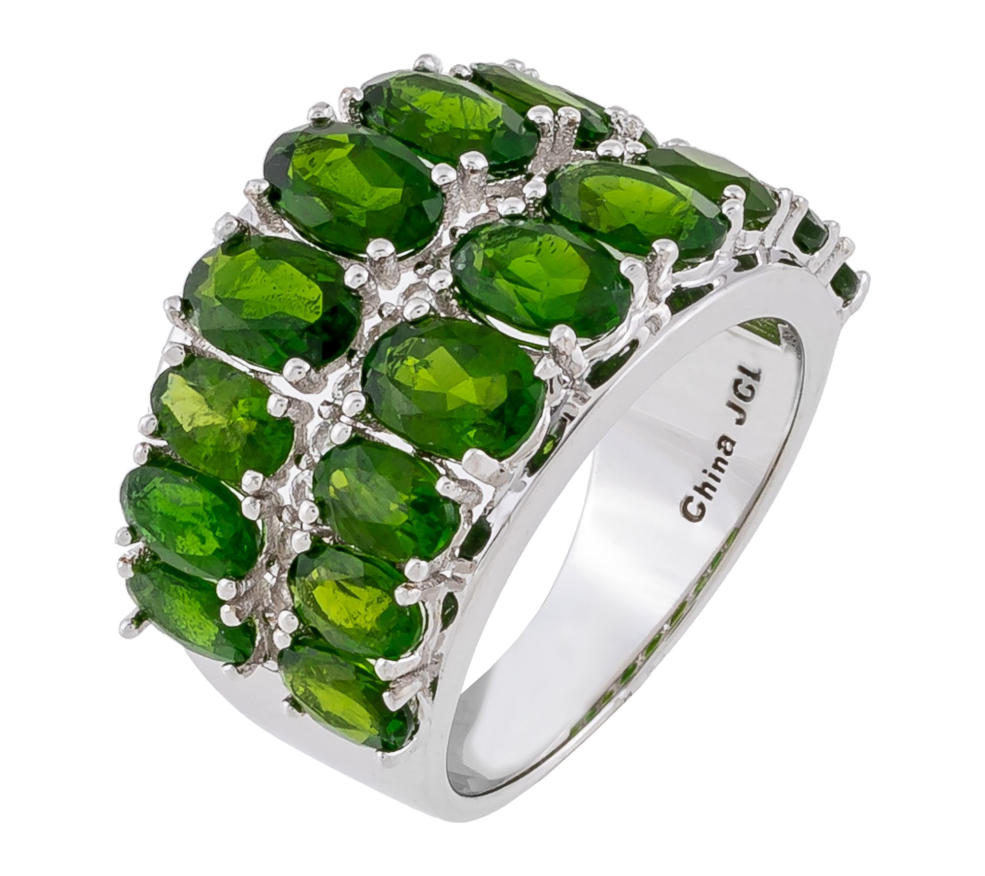 Qvc chrome hot sale diopside rings