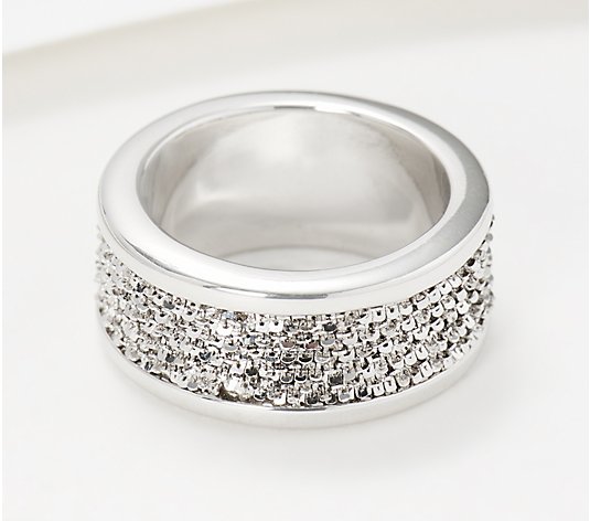 Italian Silver Margherita Band Ring, Sterling Silver