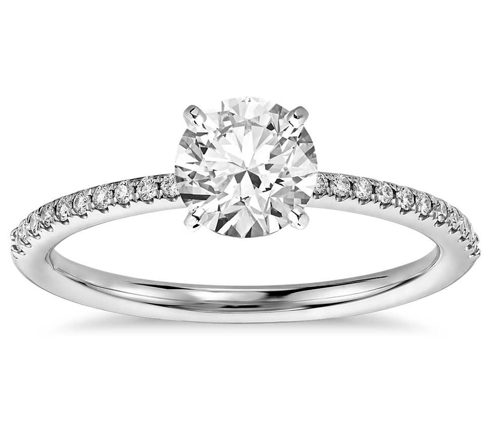 Diamonique 2.10 cttw Round Cut Solitaire Ring,terling Silver