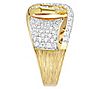 Ariva Silver 18K Gold-Clad Diamonique Duchess Ring, 2 of 4