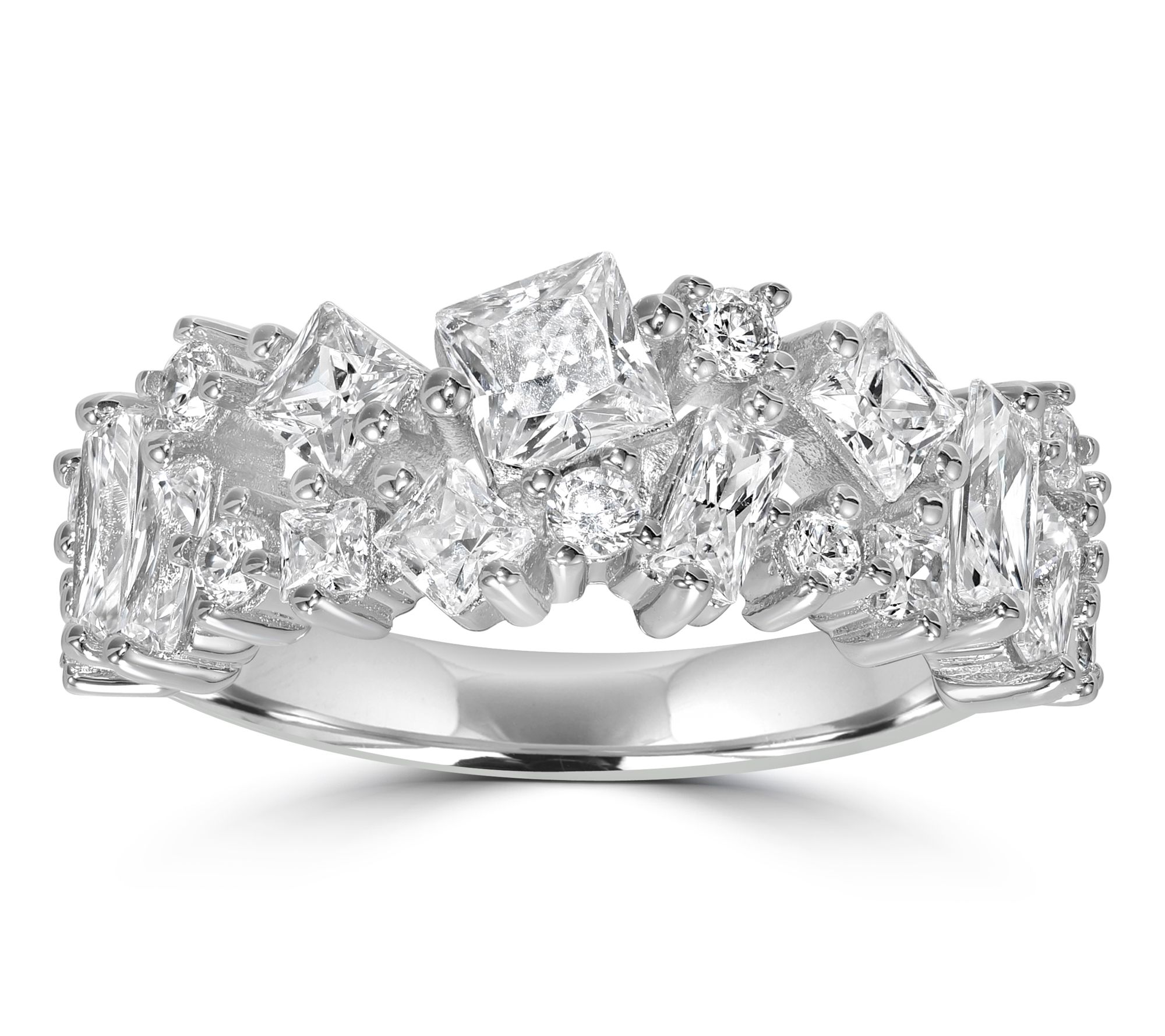 Diamonique x Kathy Levine 1.85 cttw Statement Ring, Sterling