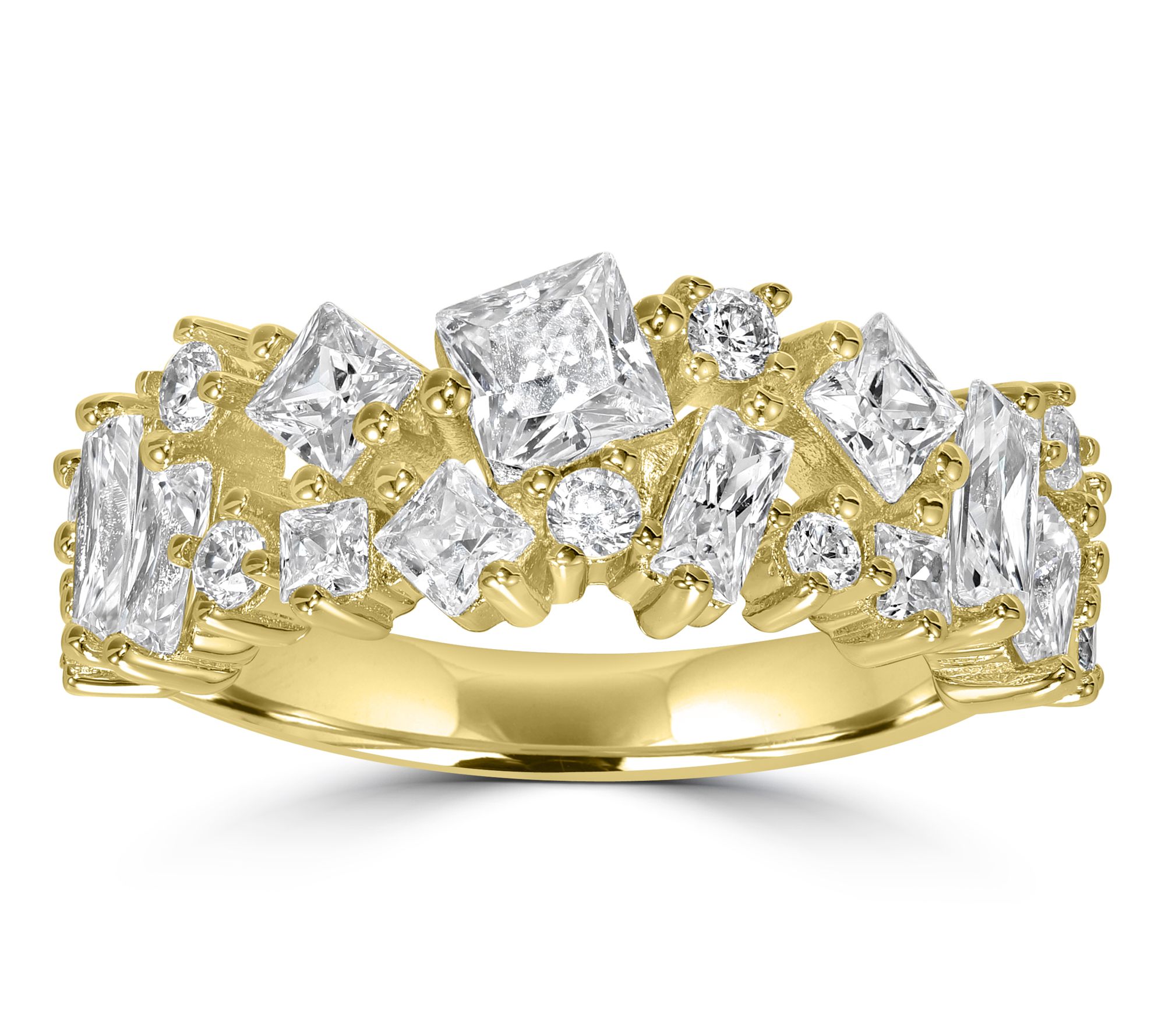 Diamonique x Kathy Levine 1.85 cttw Statement Ring, Sterling