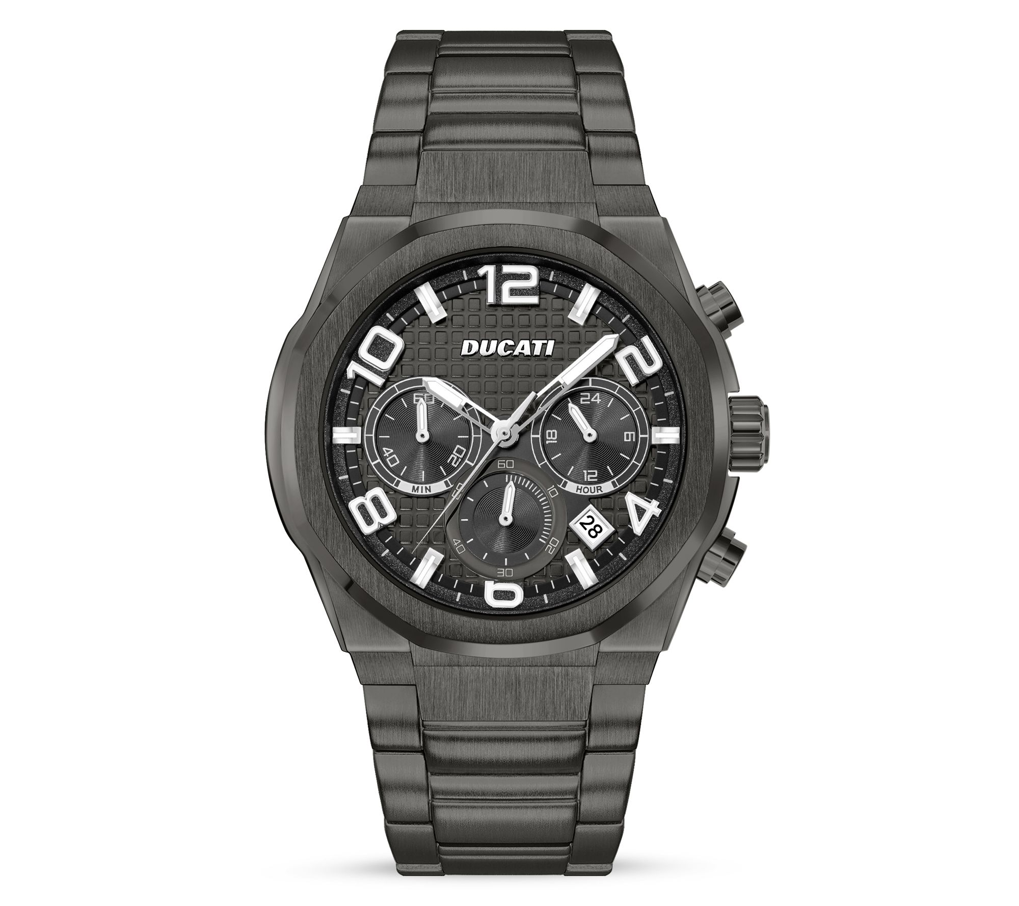 Ducati Corse Men's Gunmetal Stainless Dress Sport Watch