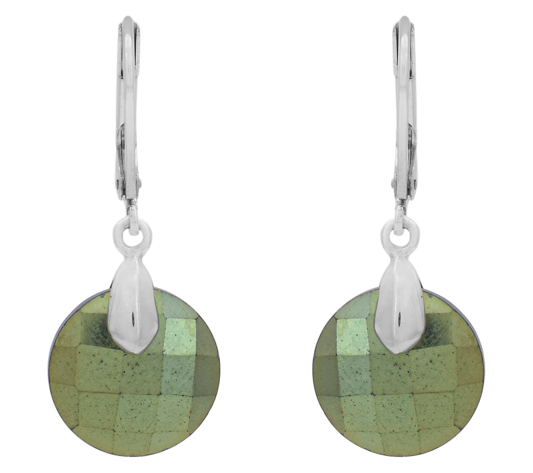 Affinity Gems E-Coated Gemstone Dangle Earrings, Sterling