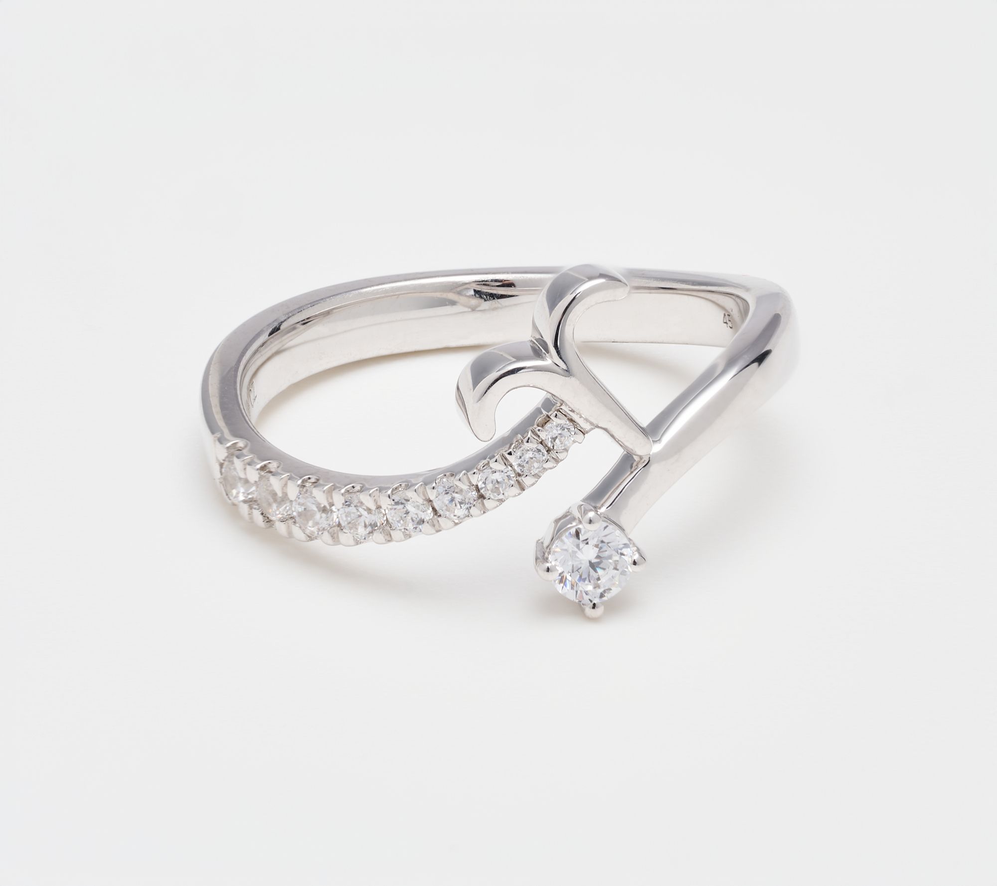 Fire Light Lab Grown Diamond 0.25 cttw Zodiac Ring, Sterling Silver