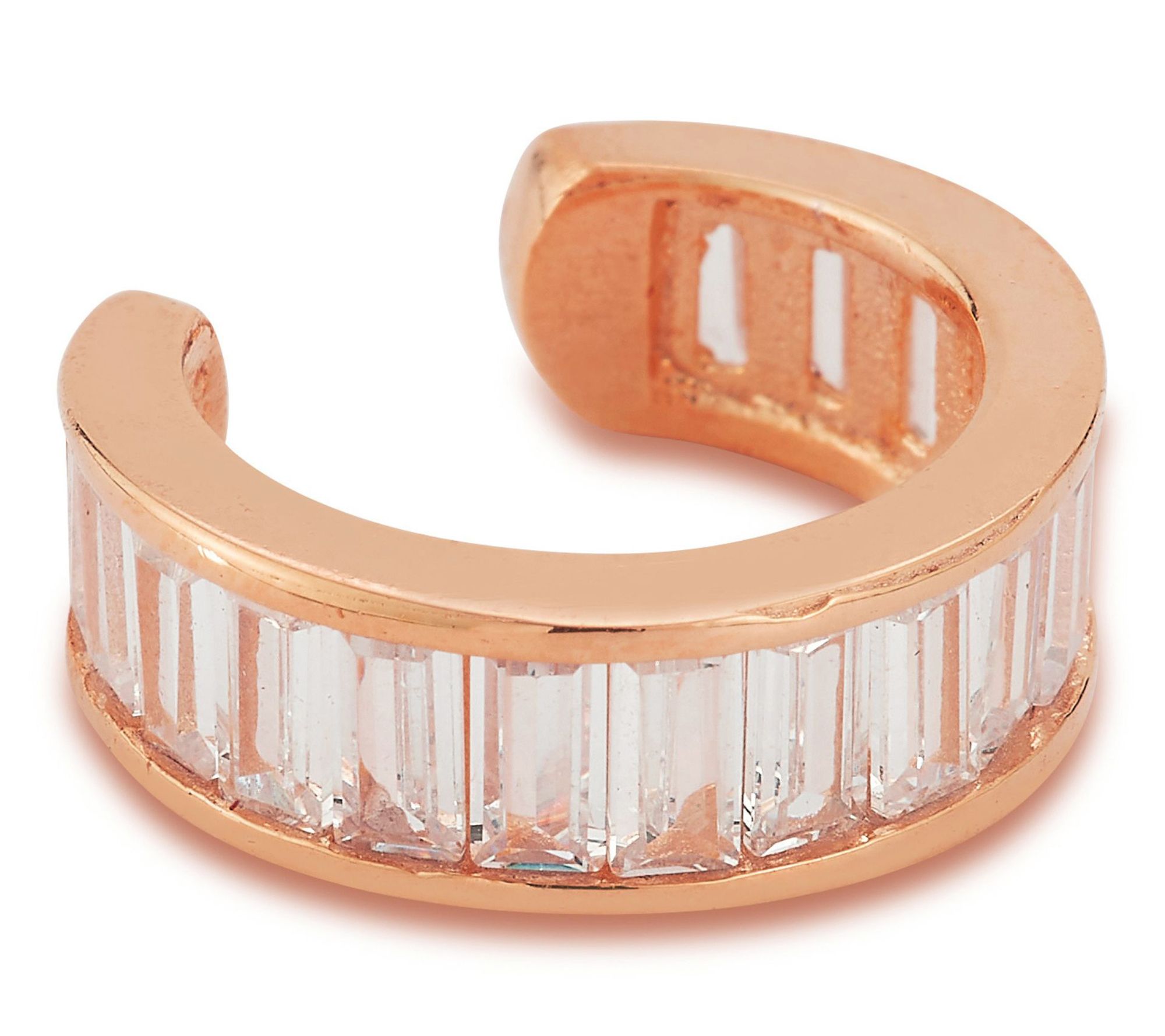 Sterlina Silver Baguette Ear Cuff, Sterling