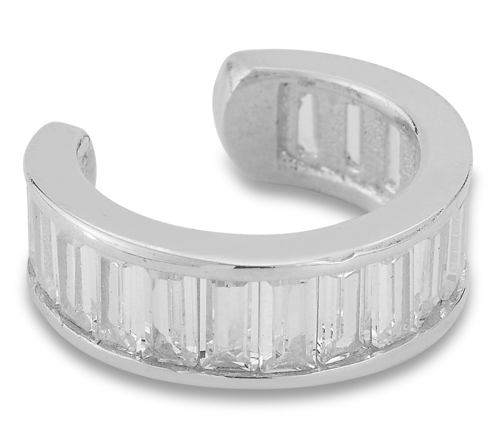 Sterlina Silver Baguette Ear Cuff, Sterling