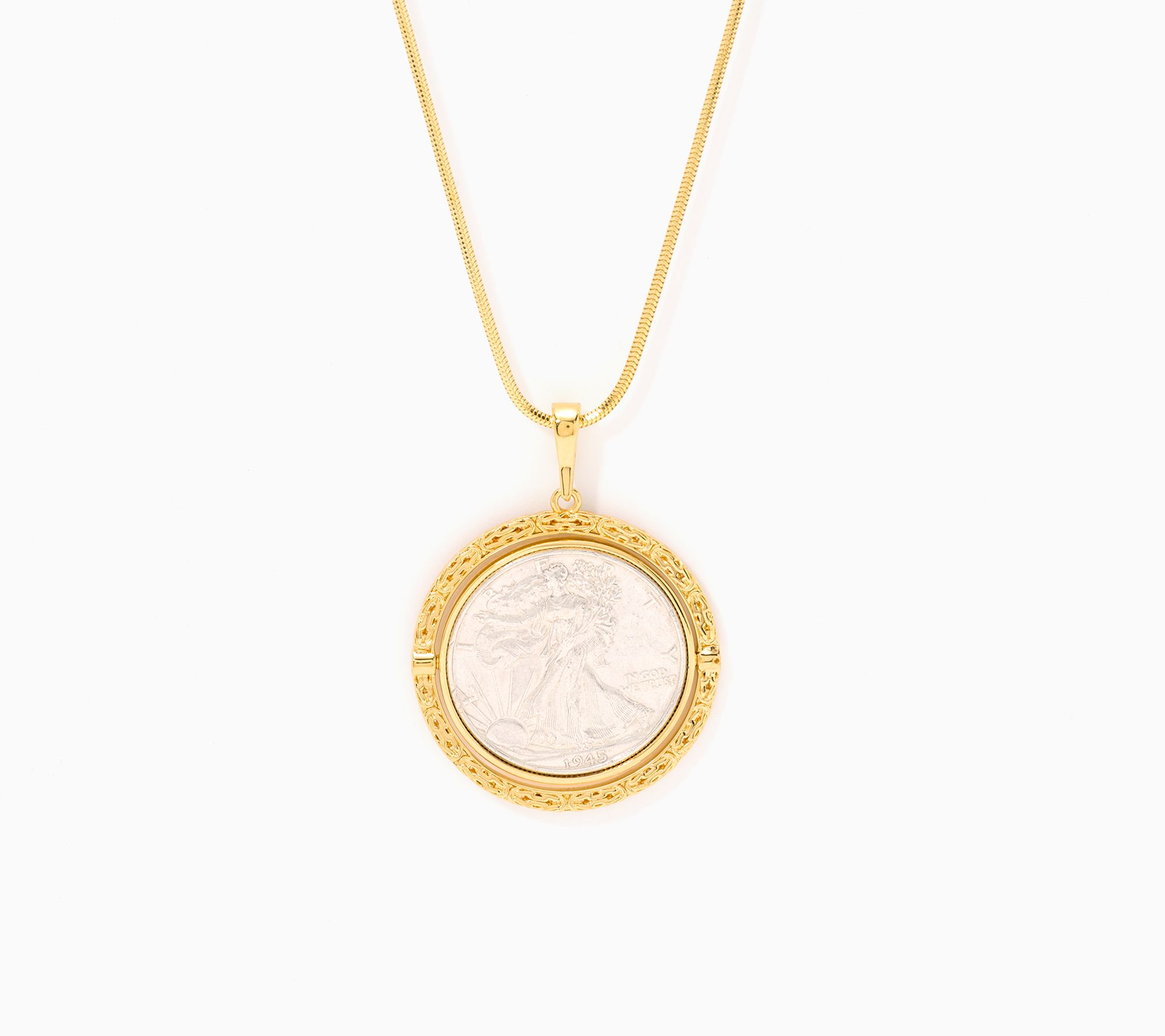  David Markstein Genuine Liberty Coin Americana Necklace