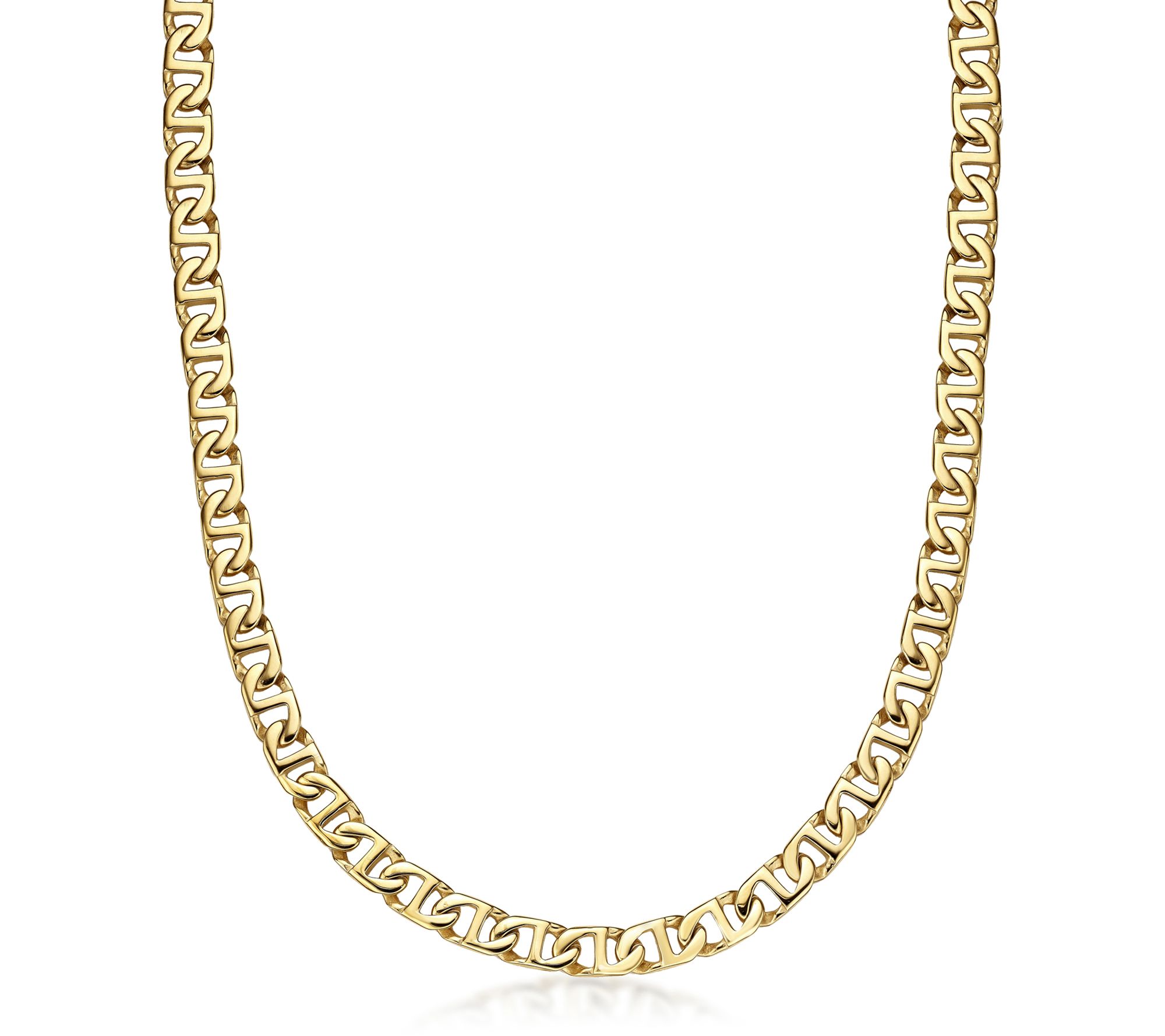 LYNX Men's Stainless Steel Marine Link Chain Necklace