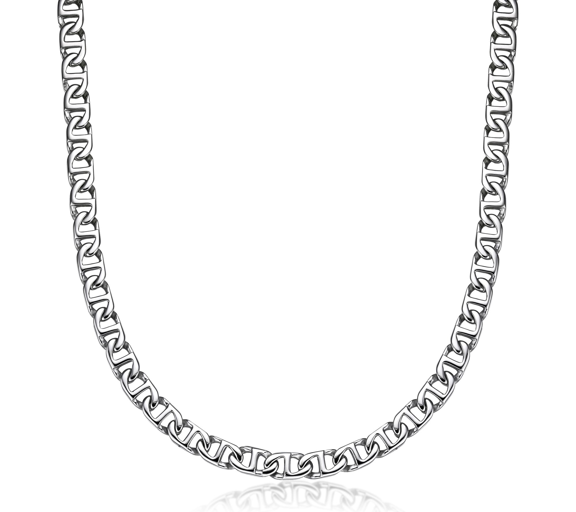 LYNX Men's Stainless Steel Marine Link Chain Necklace