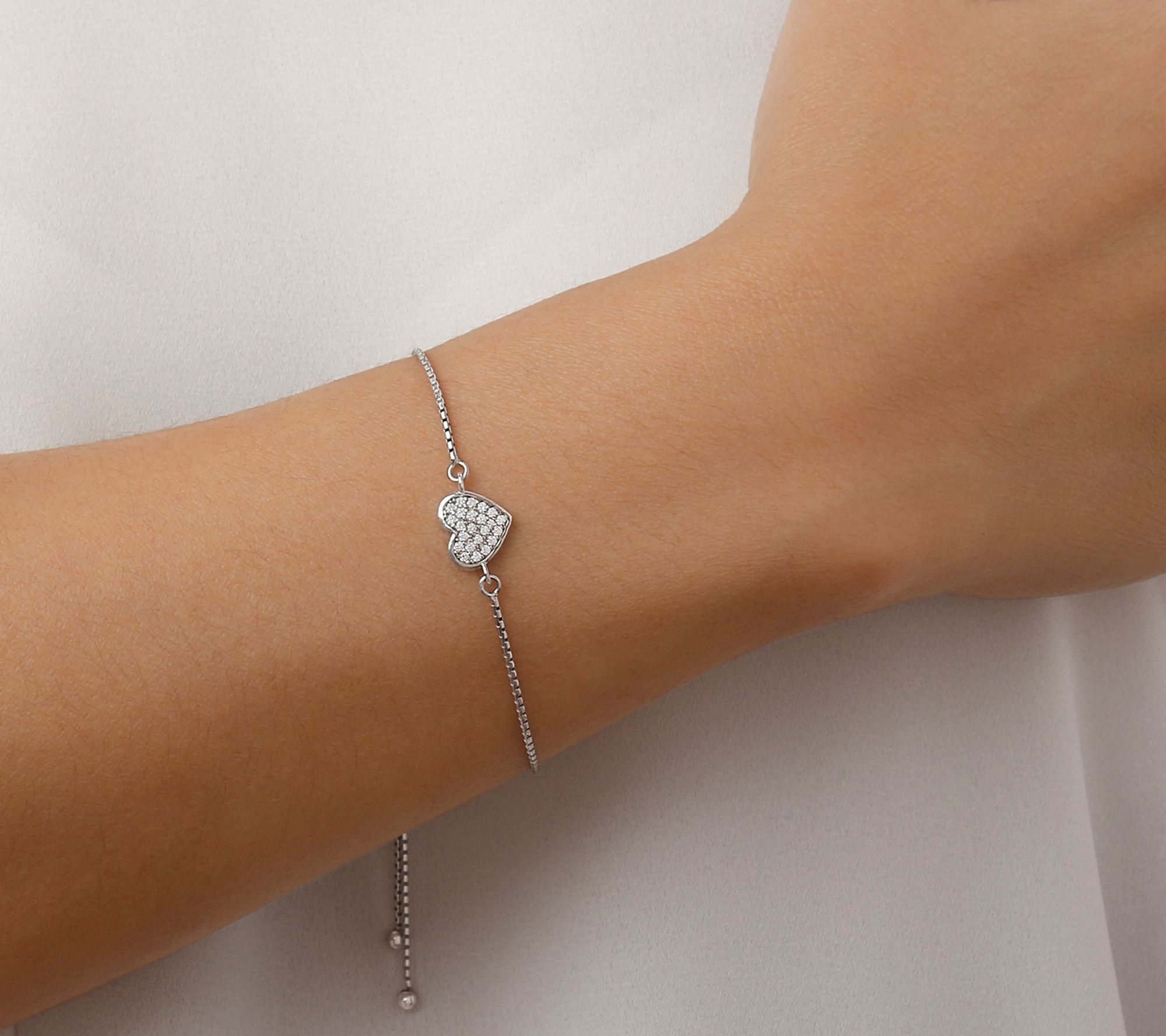 Qvc diamonique clearance adjustable bracelets