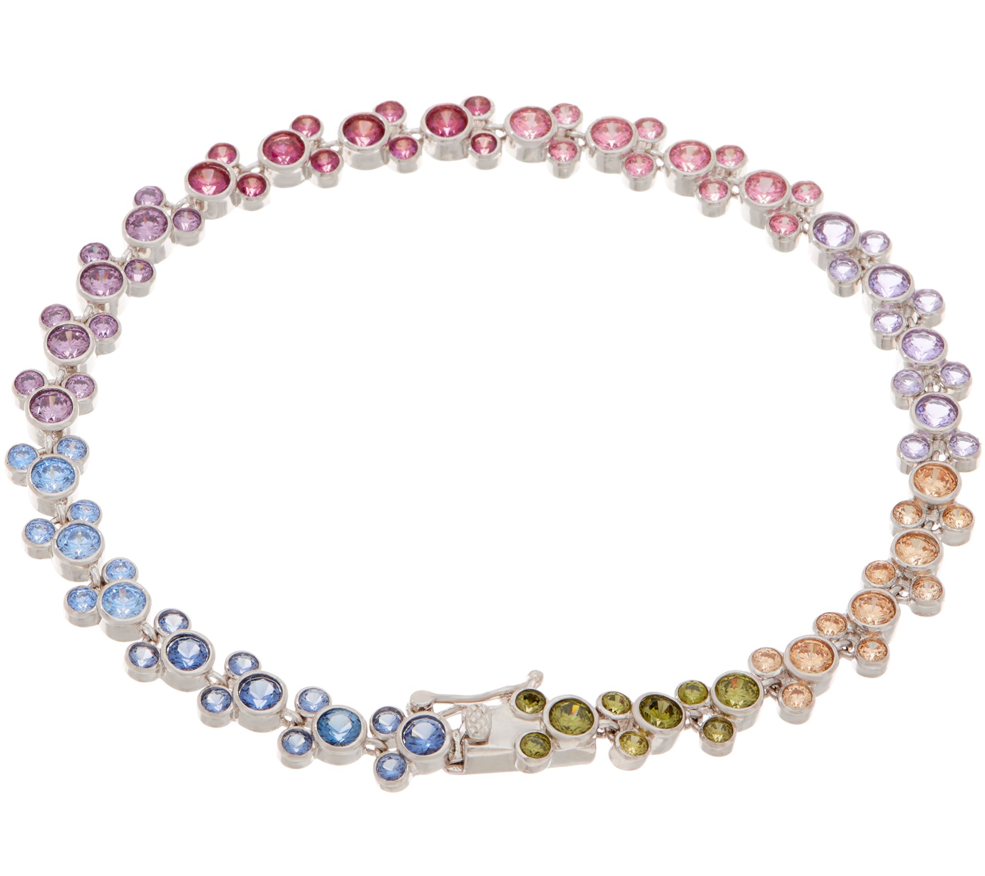 "As Is" Mickey's 90th Birthday DMQ MultiColor Tennis Bracelet